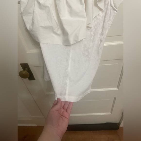 Who What Wear puff shoulder ribbed blouse size small NWT - Picture 4 of 7